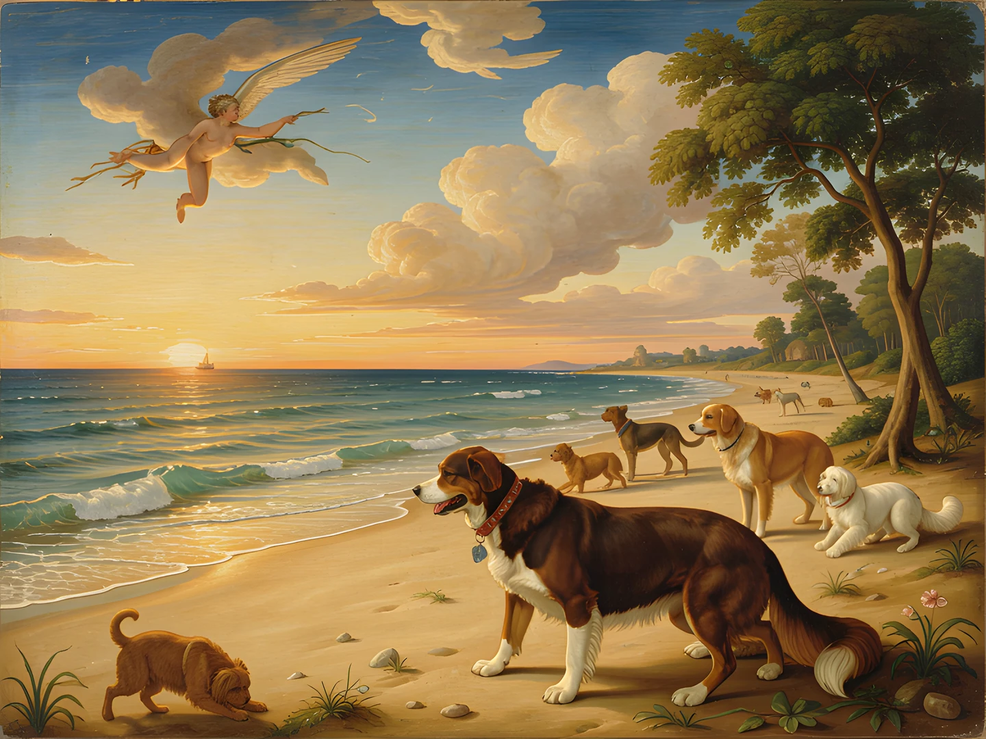 Sandy Beach Sunset