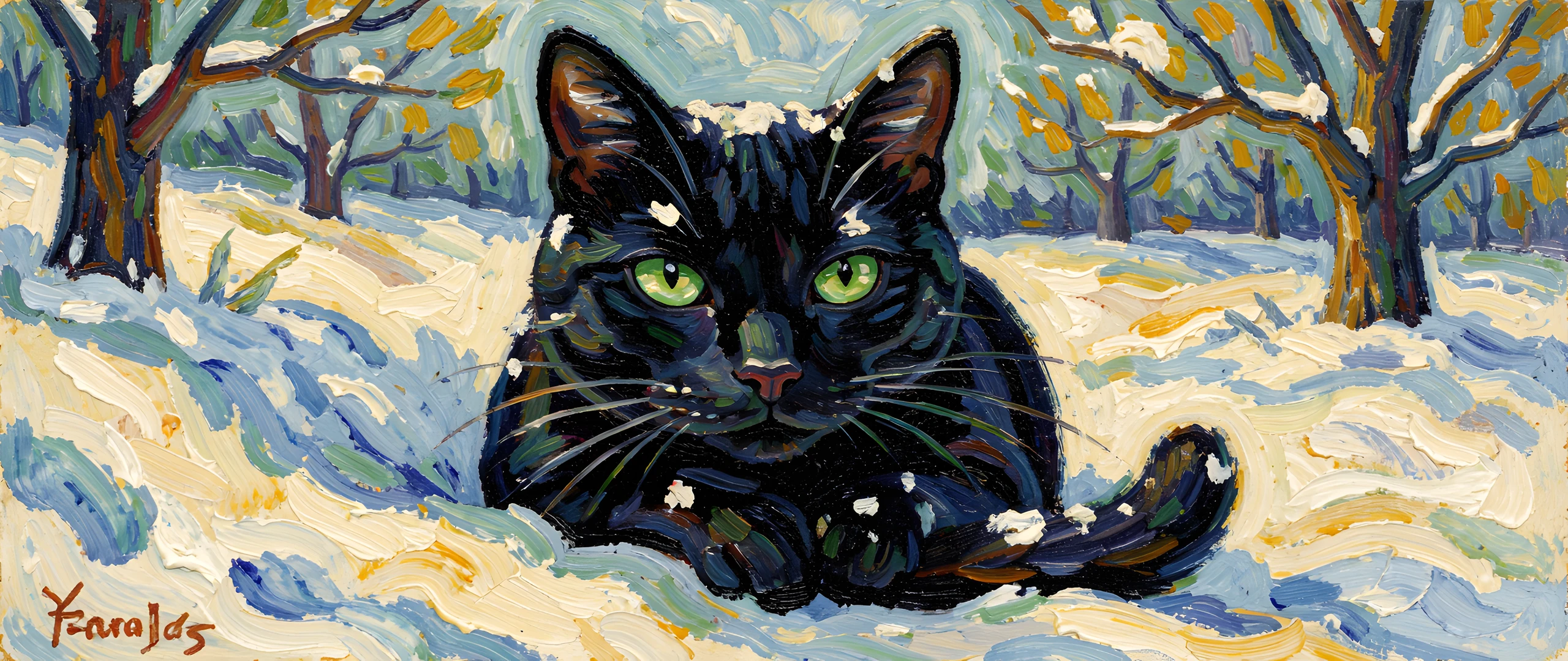 Starry Night Snow