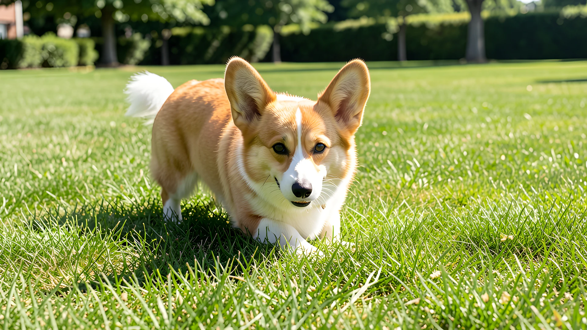 Corgi Field Fun