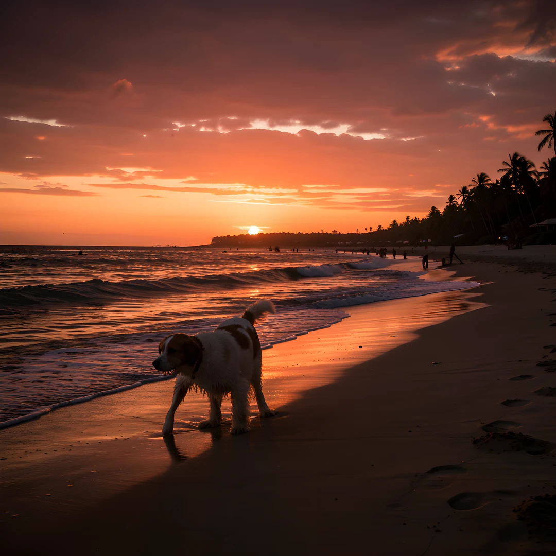 Golden Beach Sunset