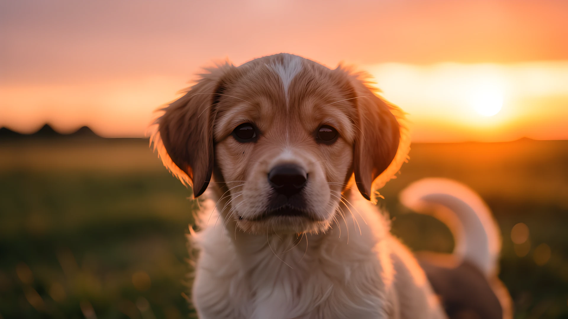 Cute Puppy Portrait