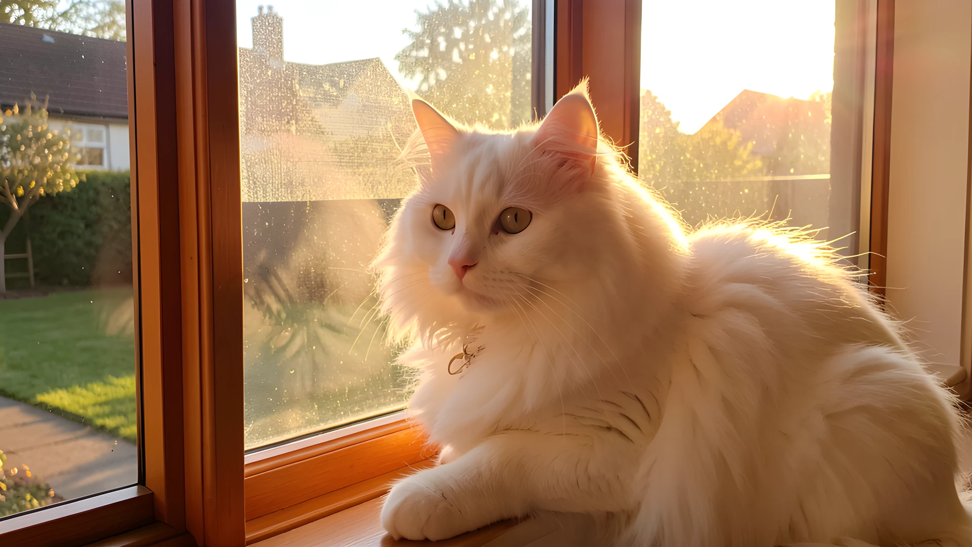 Fluffy White Window