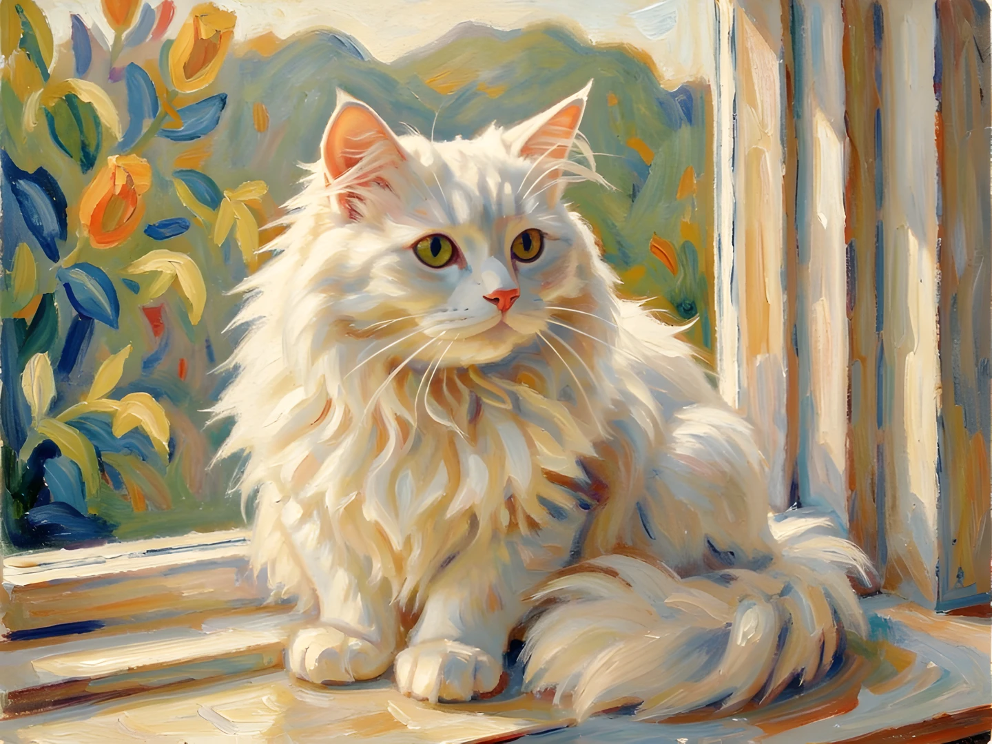 Cat In Window