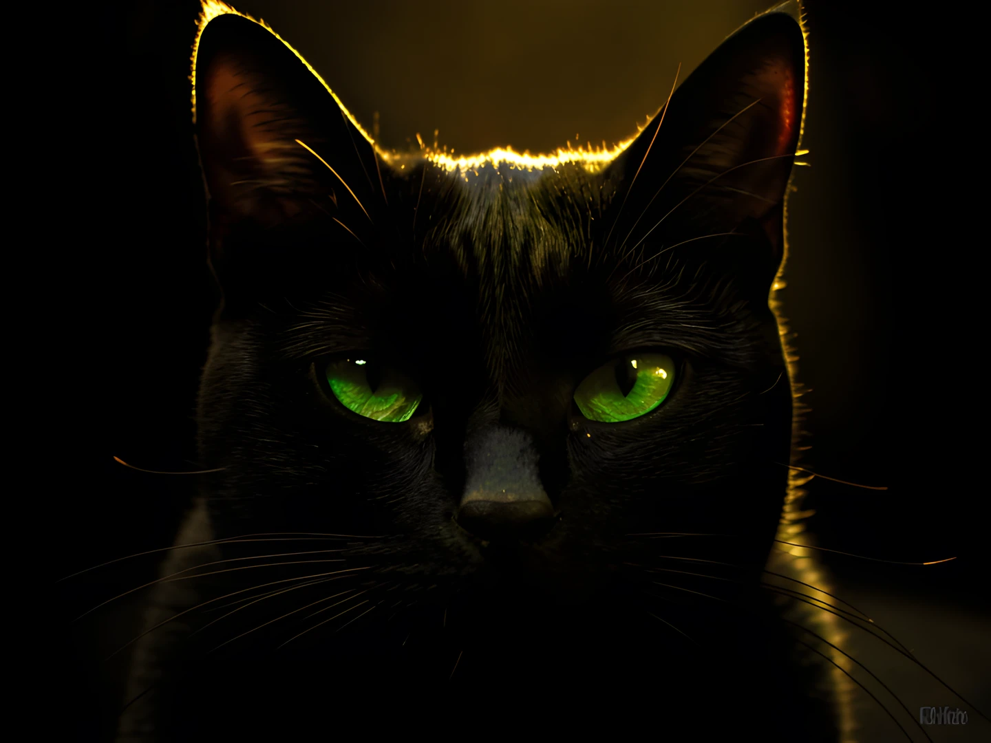 Whiskered Shadow Portrait