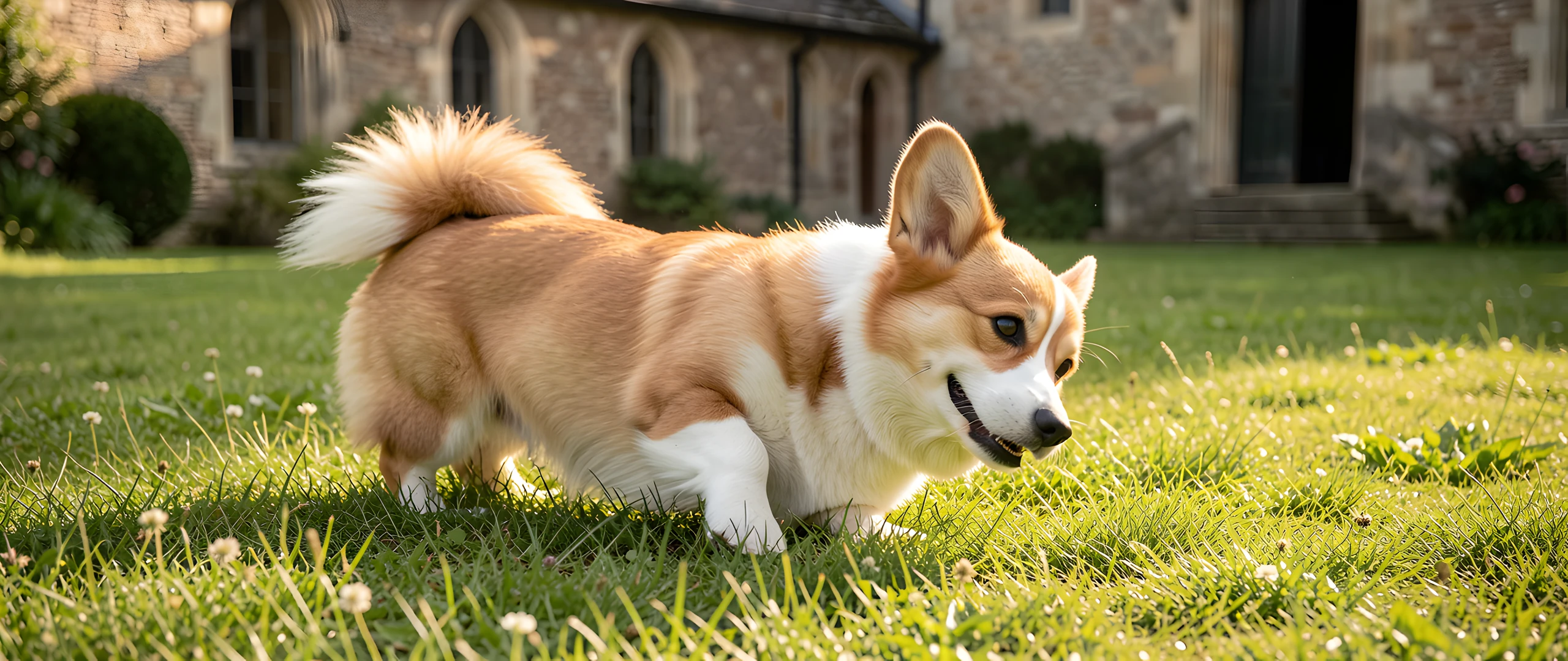 Corgi In Meadow