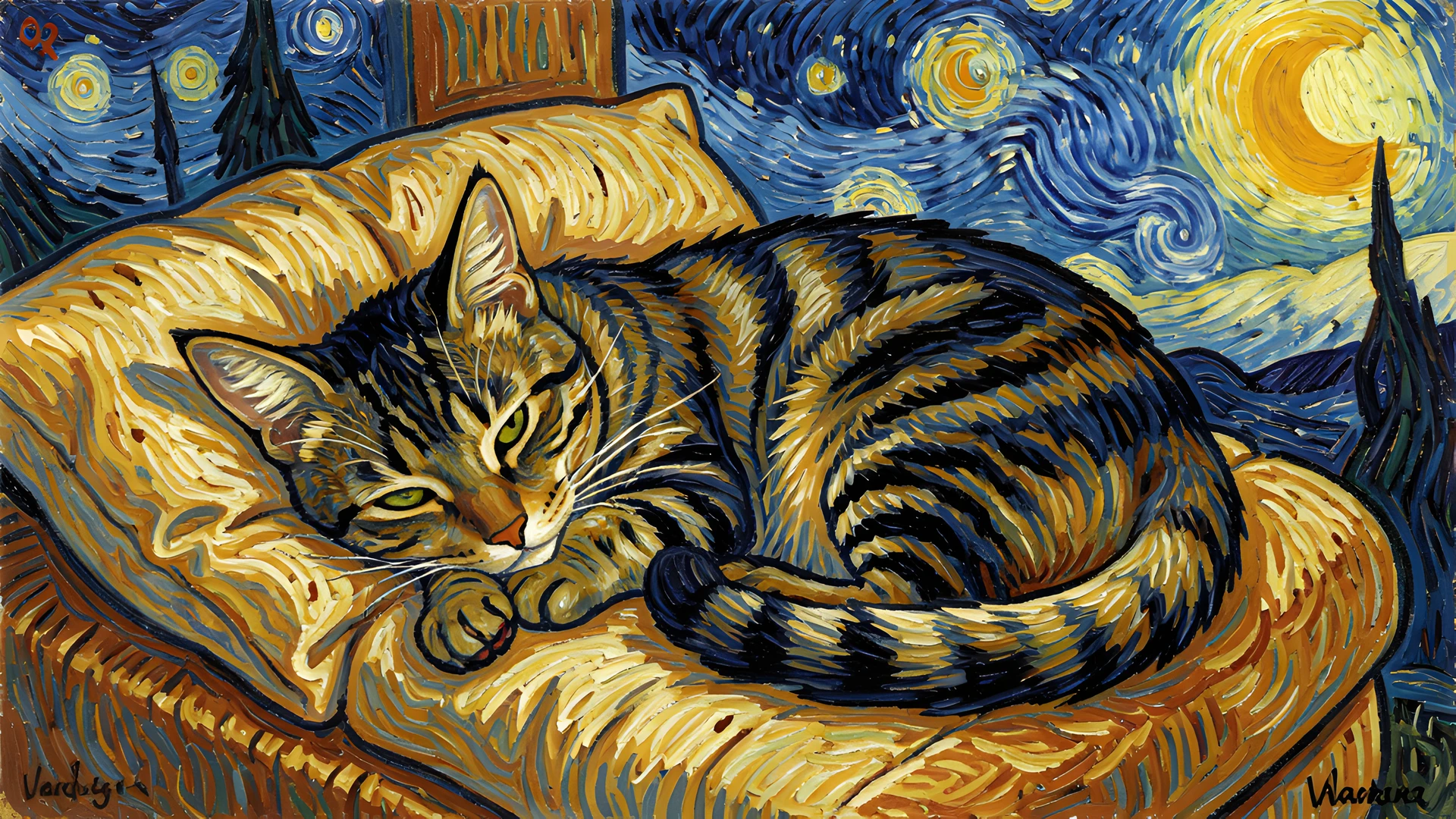 Whisker Night Scene