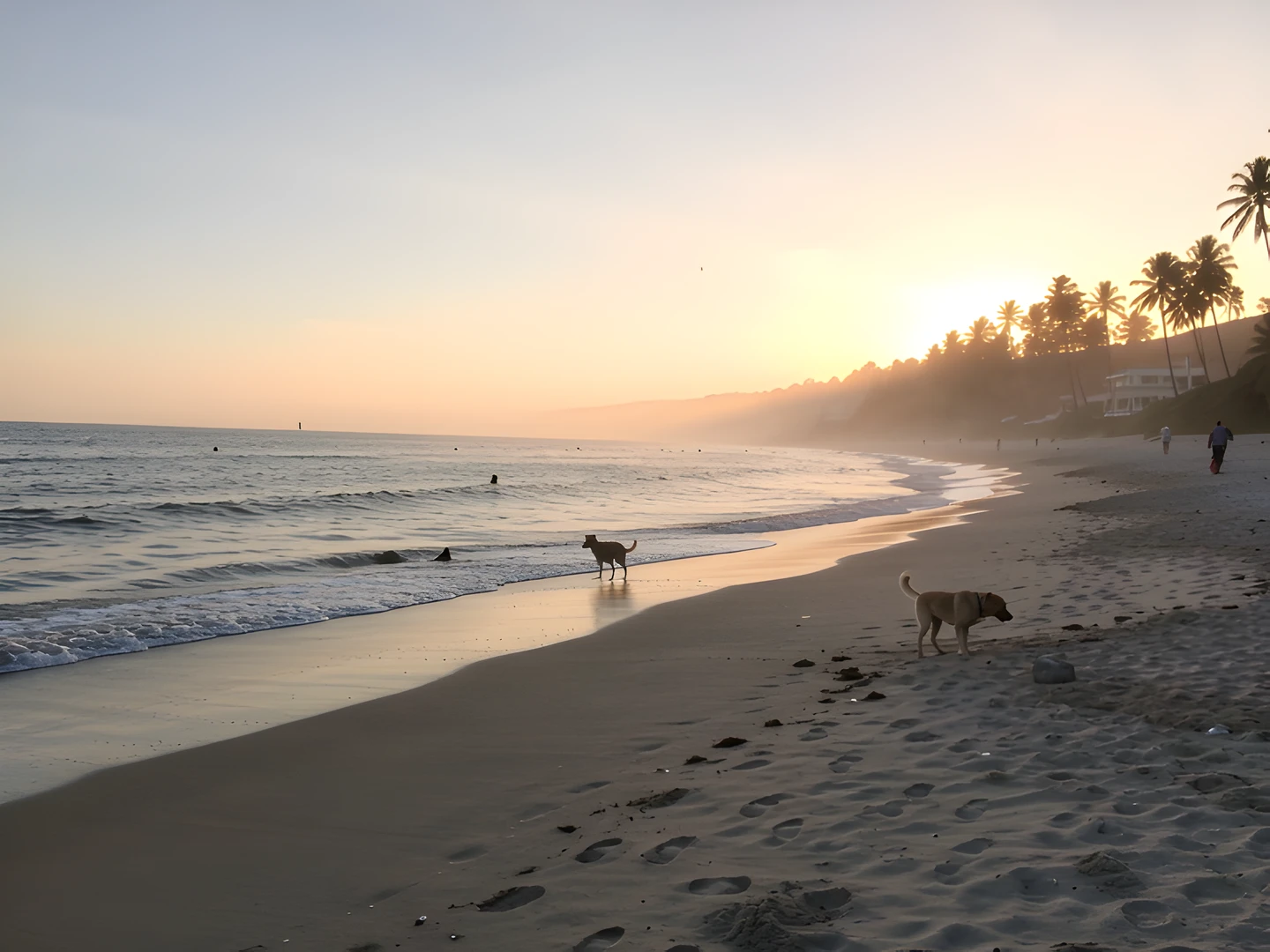 Beach Sunset Haze
