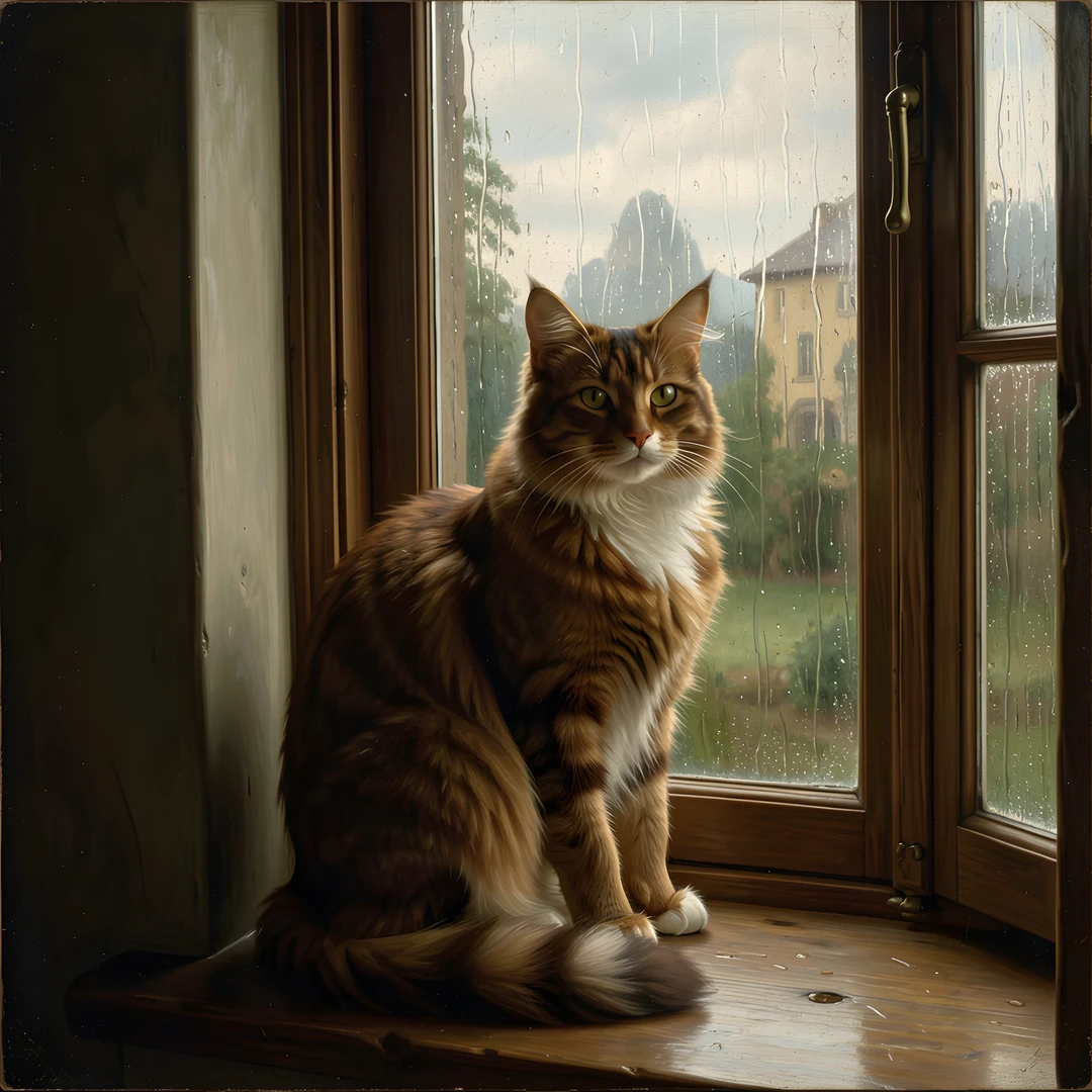 Whiskered Window Seat