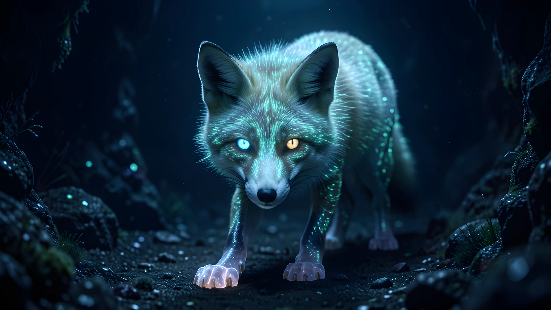 Bioluminescent Fox Glow