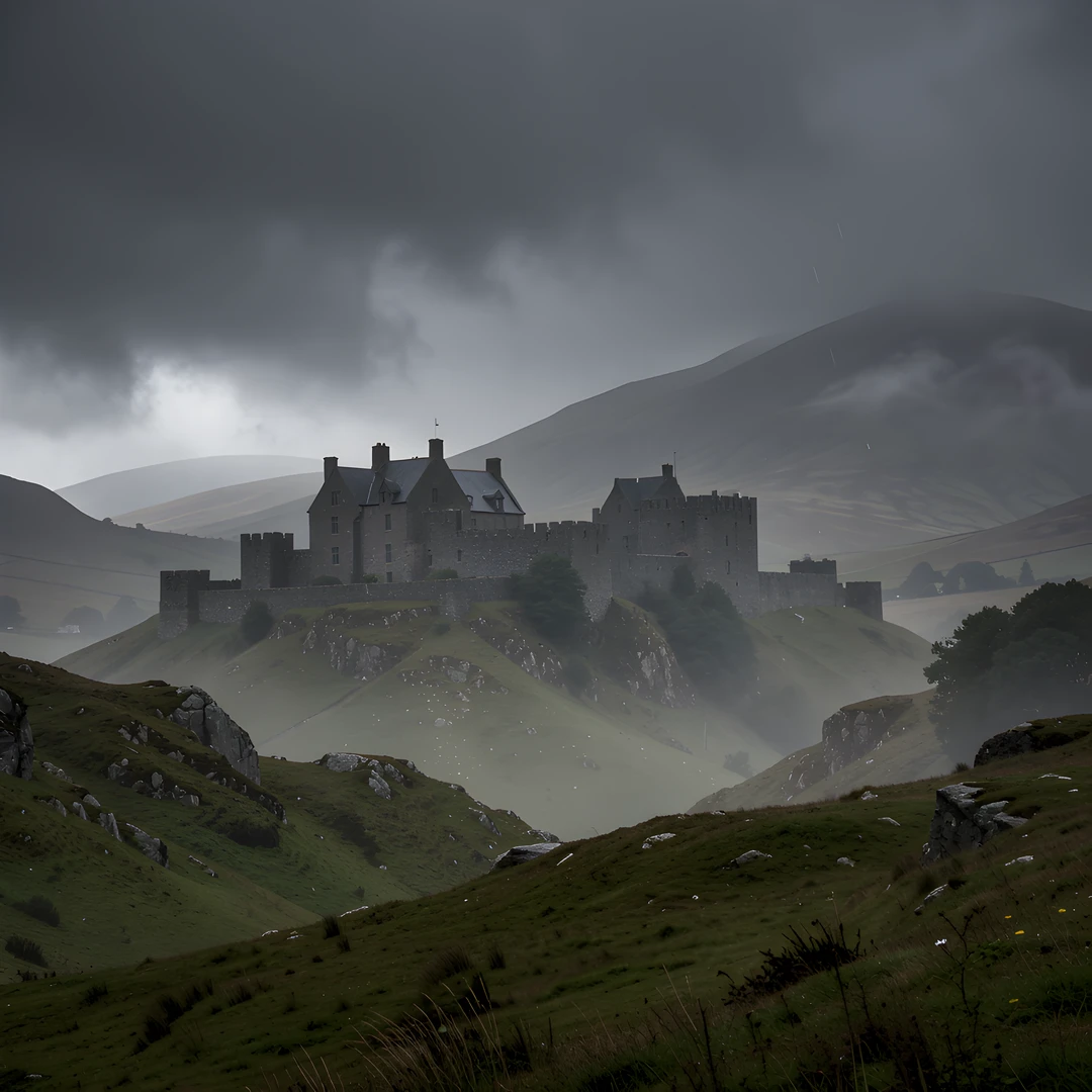 Misty Highland Castle