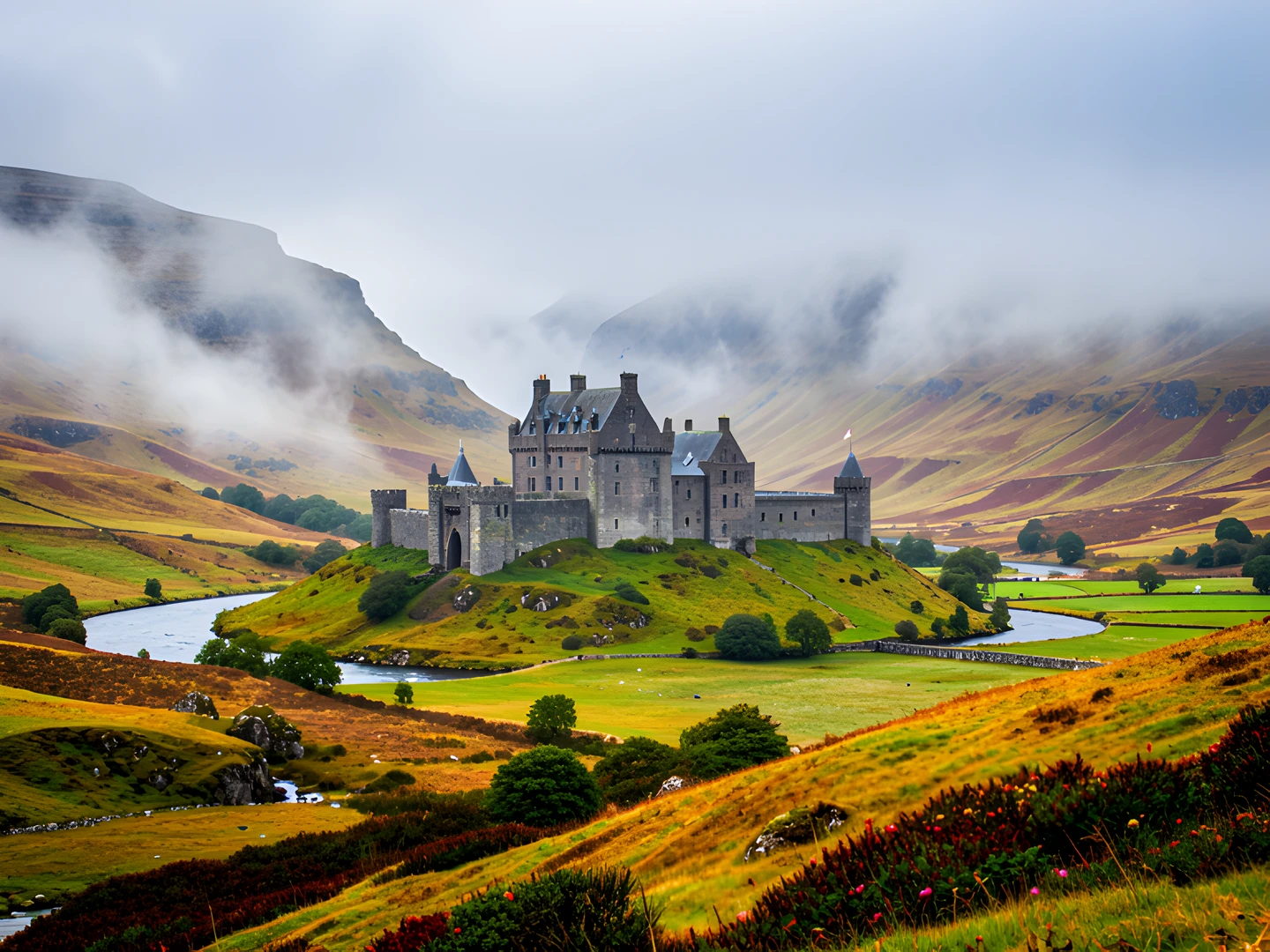 Misty Highland Glen