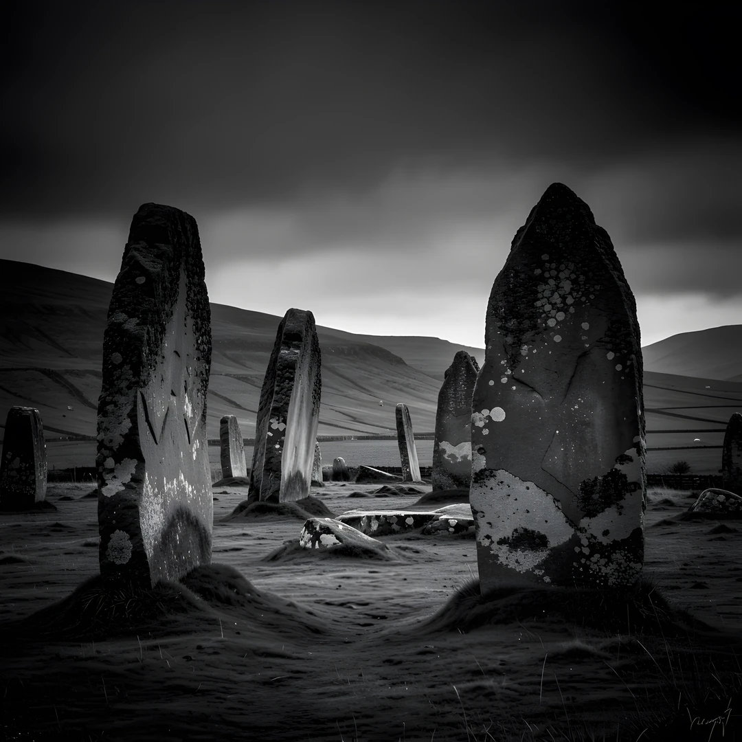 Misty Moorscape