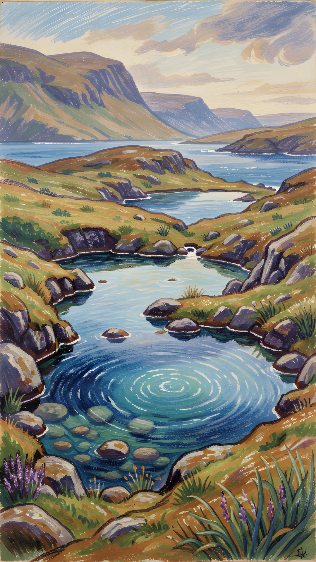 Fairy Isle Scene