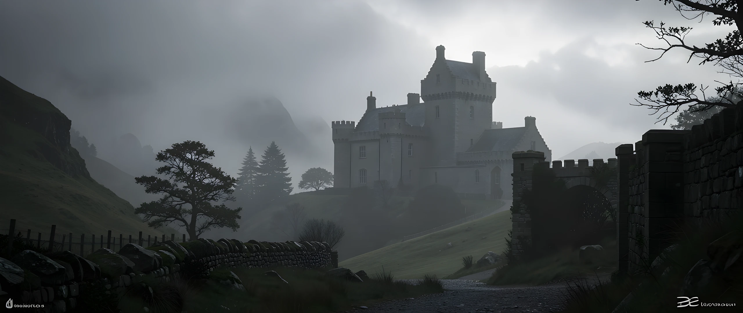 Misty Highland Glen