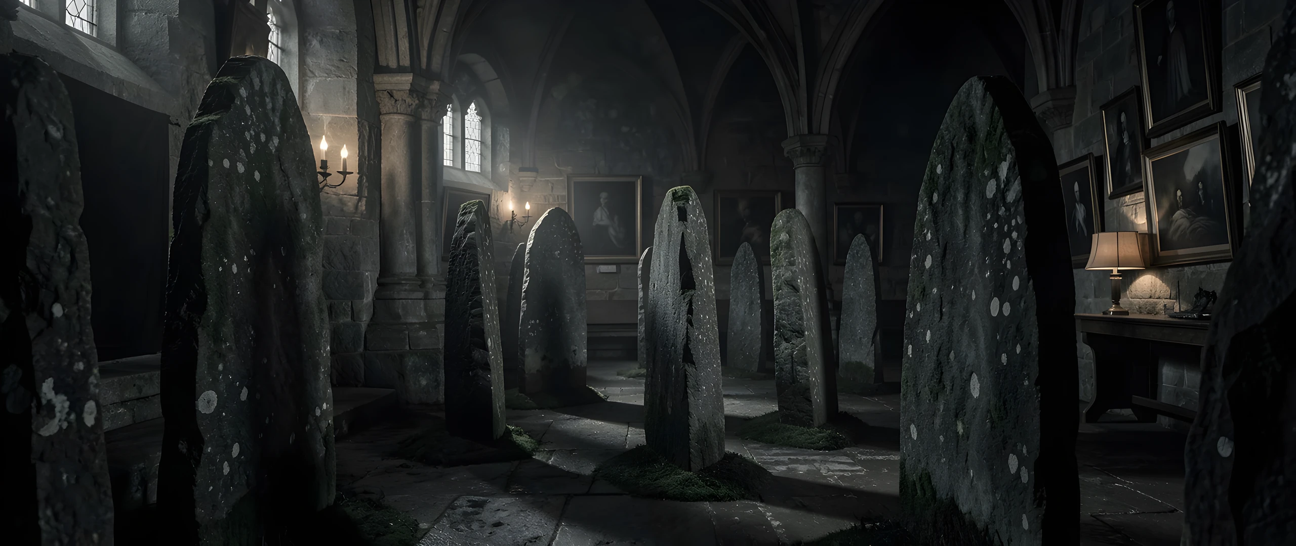 Moonlit Standing Stones