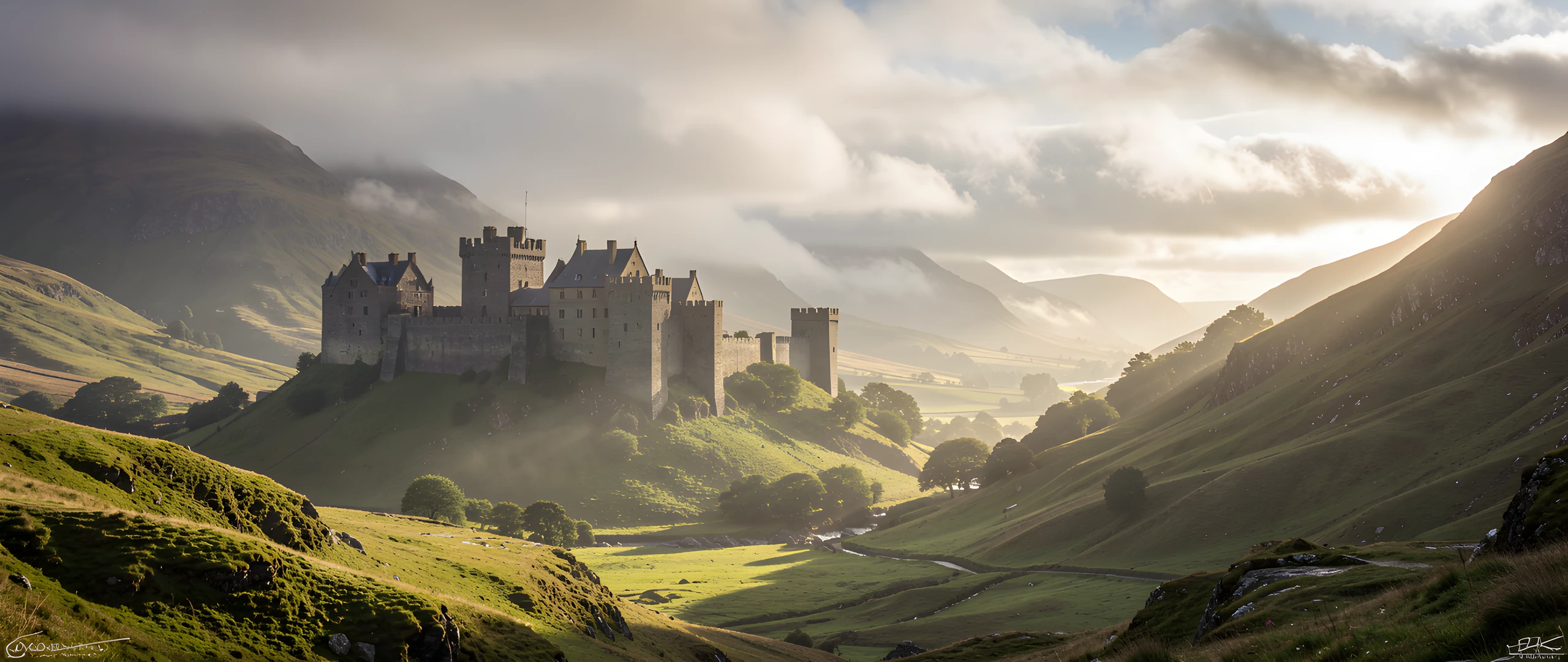 Highland Castle Scene