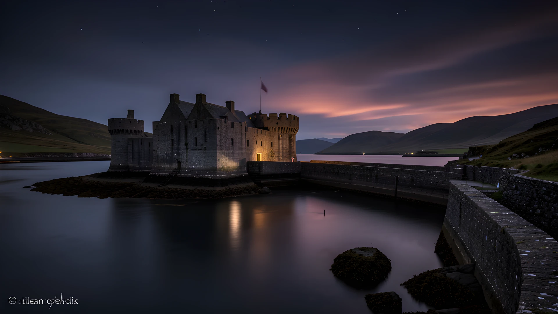 Loch Shores Night