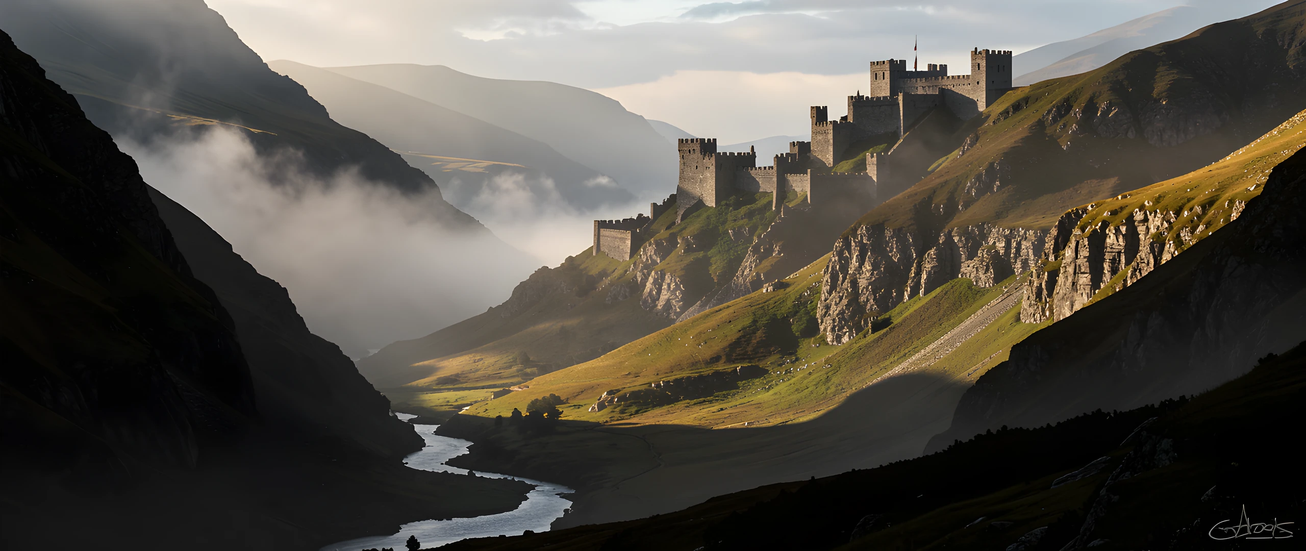 Misty Highland Glen