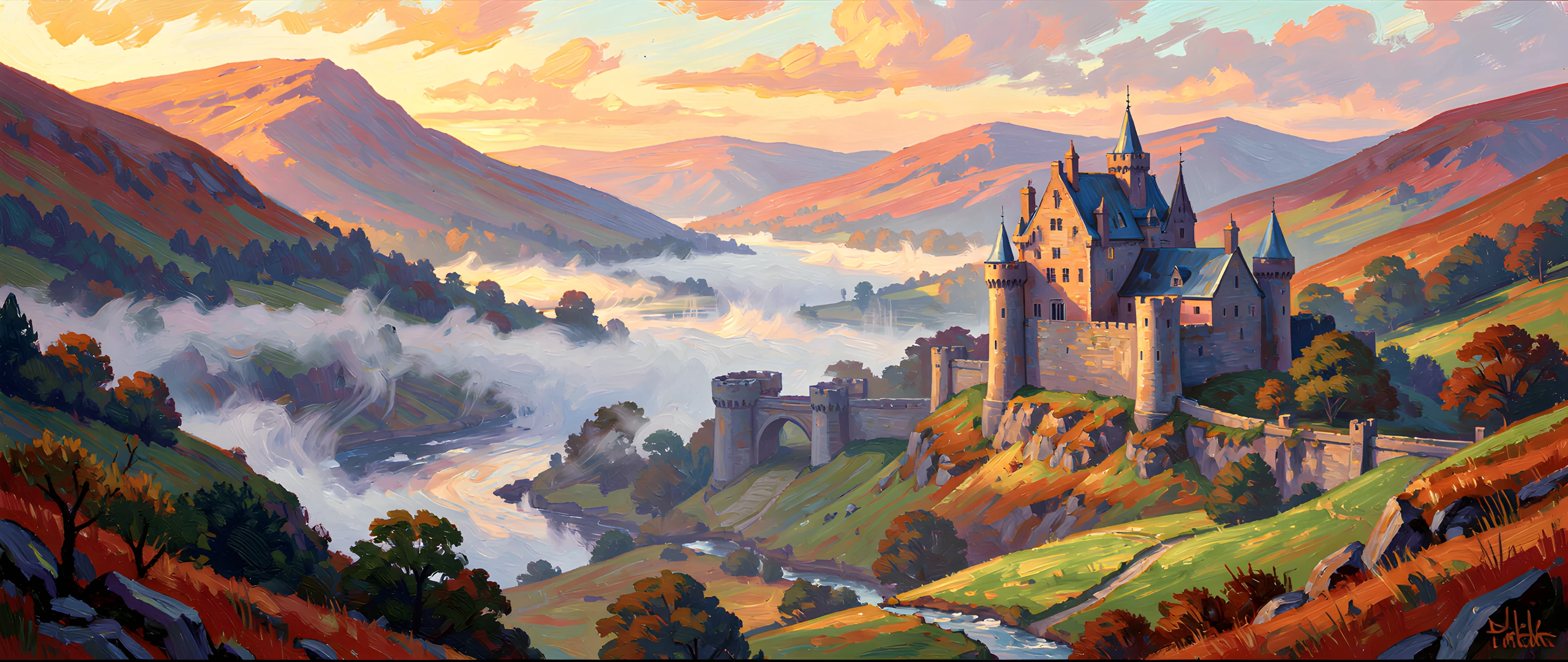 Misty Highland Glen