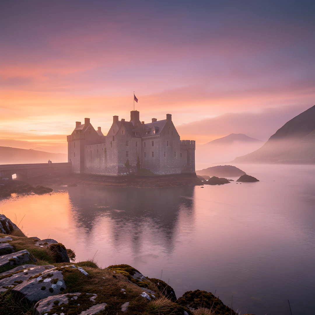 Eilean Loch Sunset