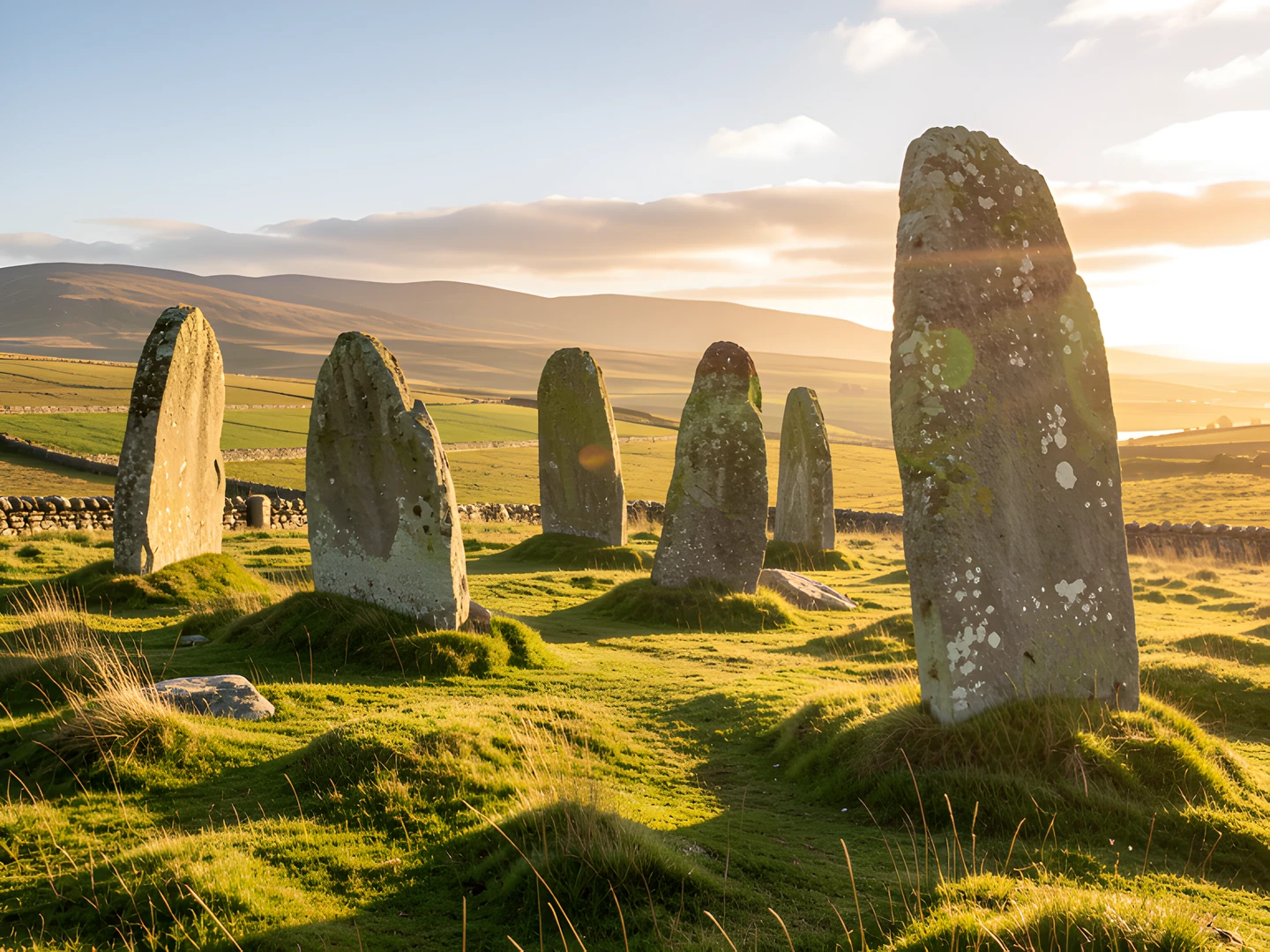 Misty Highland Dawn