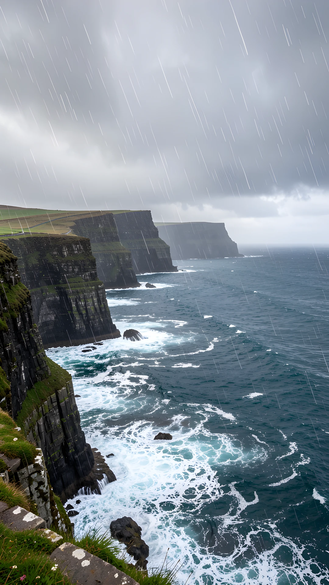 Misty Scottish Coast