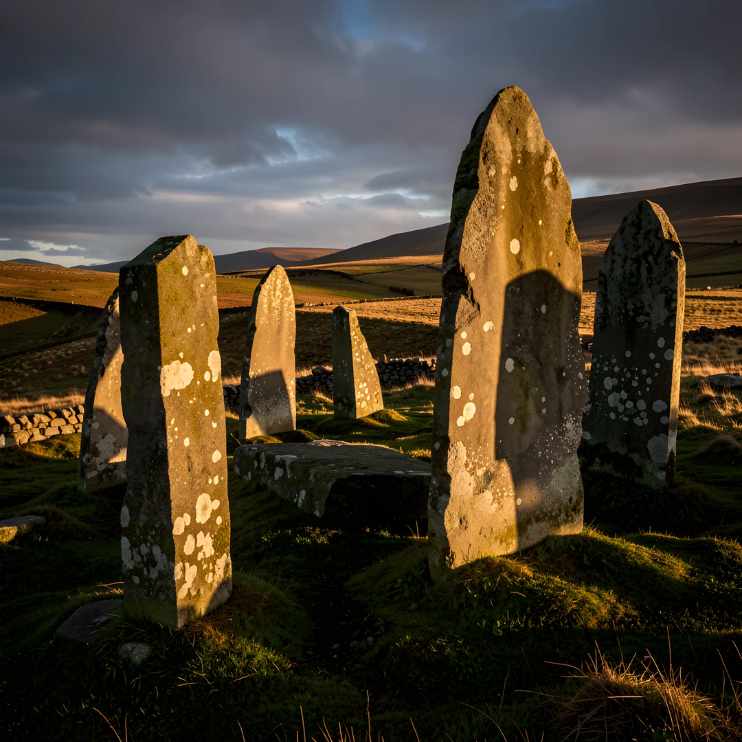 Misty Scottish Ruins
