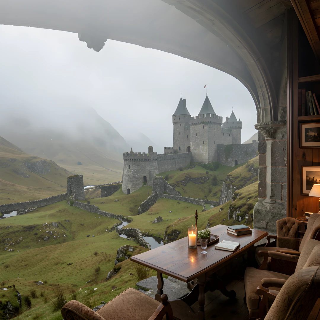 Misty Highland Castle