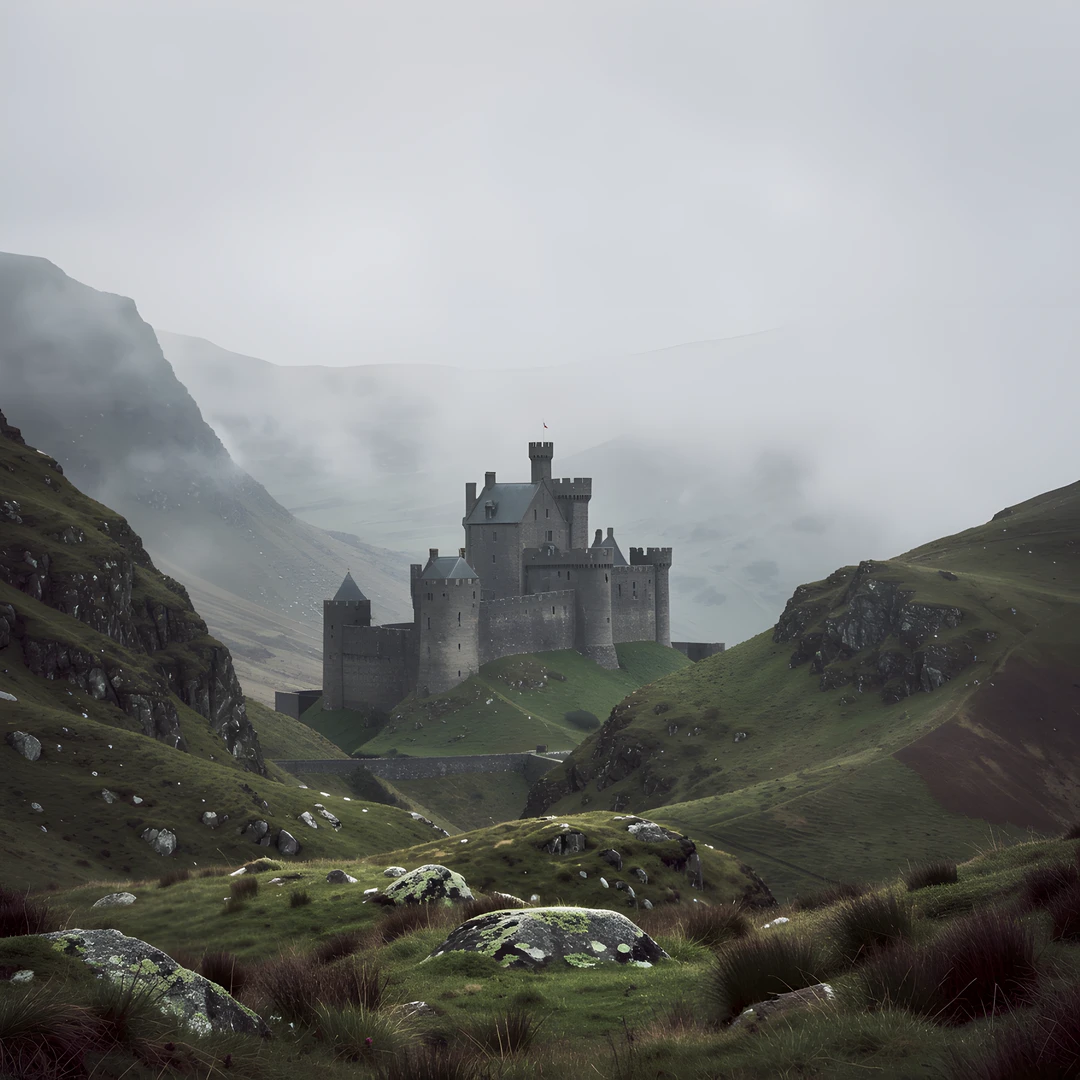 Misty Highland Castle