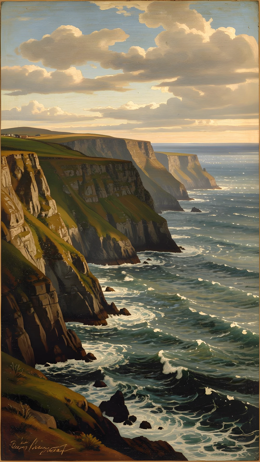 River Sunset Mountain