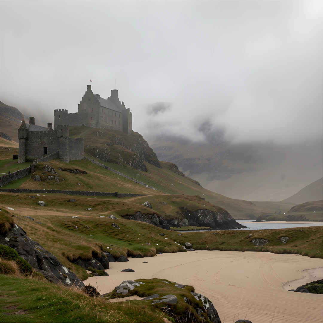 Misty Highland Castle