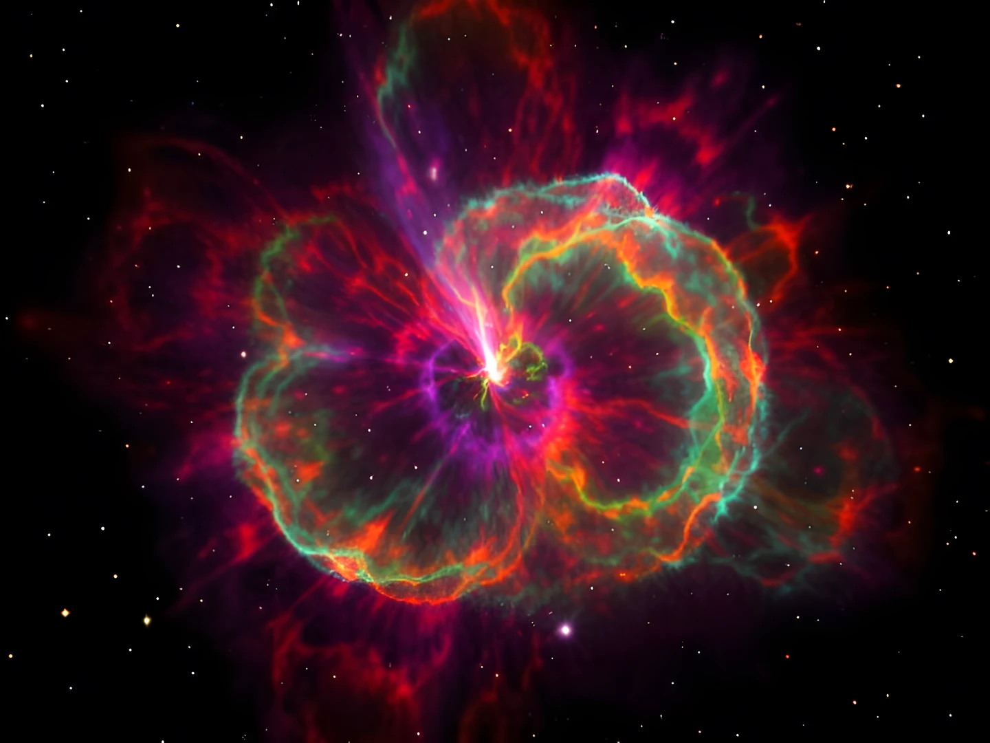 Galactic Swirling Colors