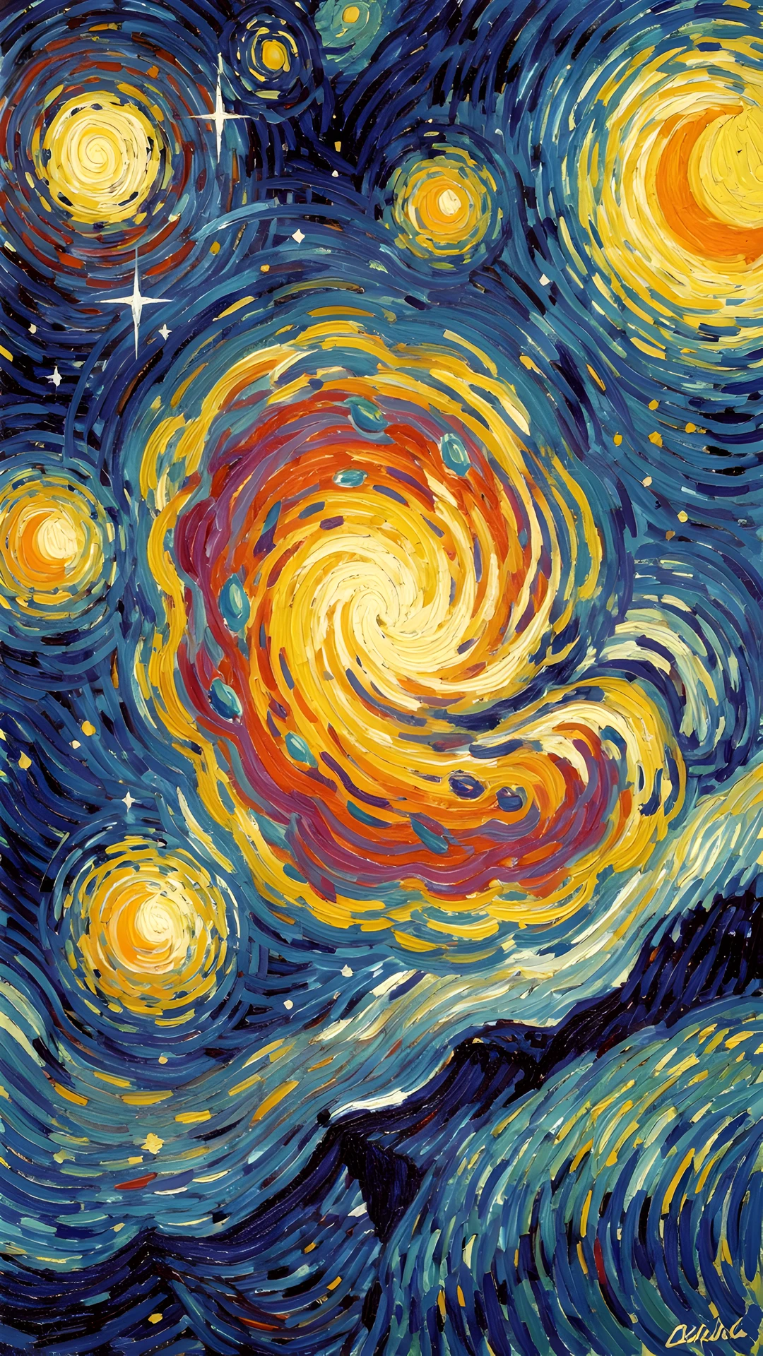 Starry Night Sky