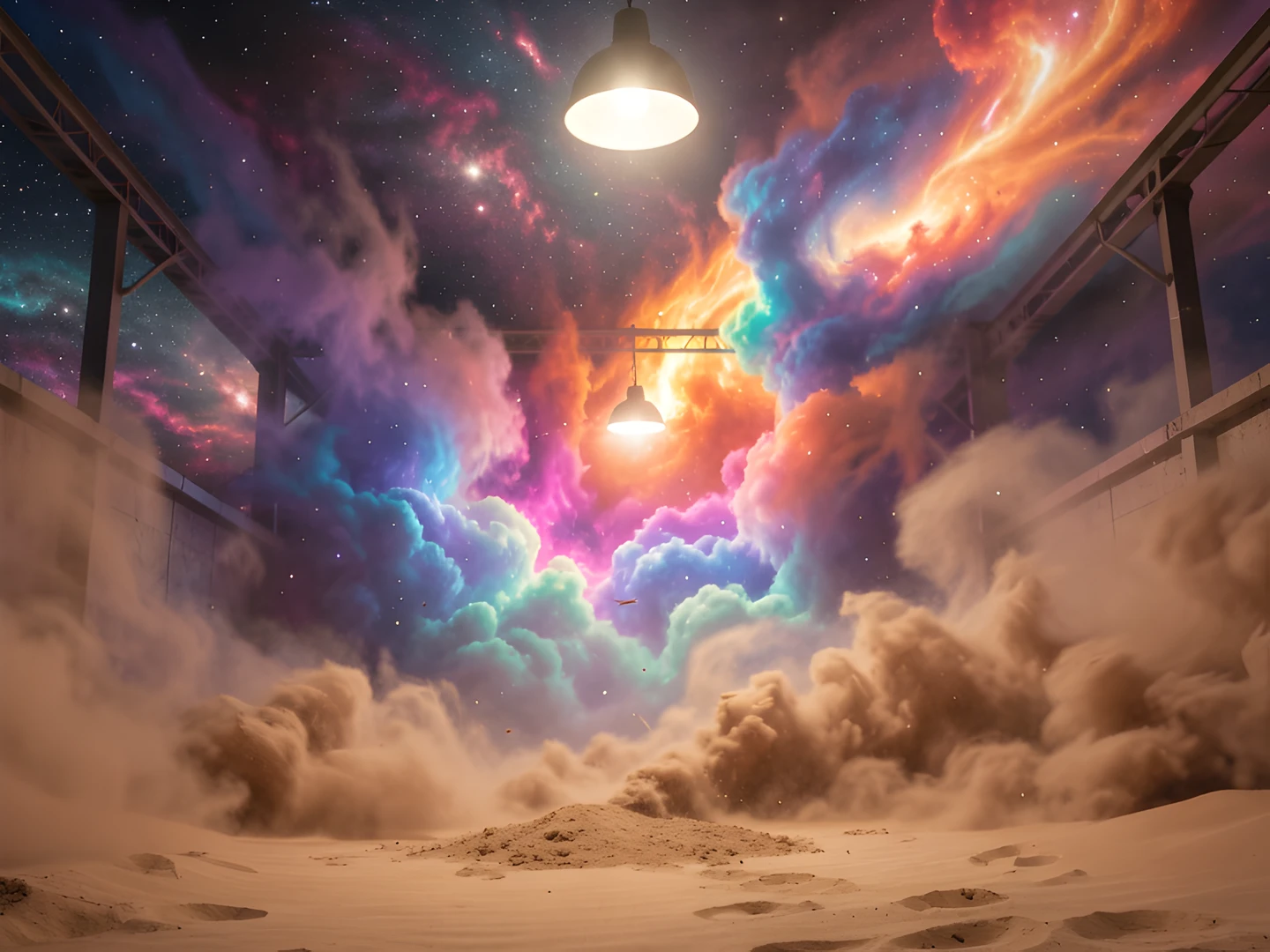 Stormy Colorful Sky