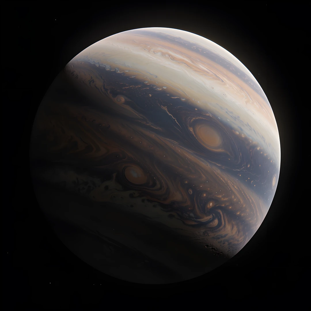 Darkened Gas Giant