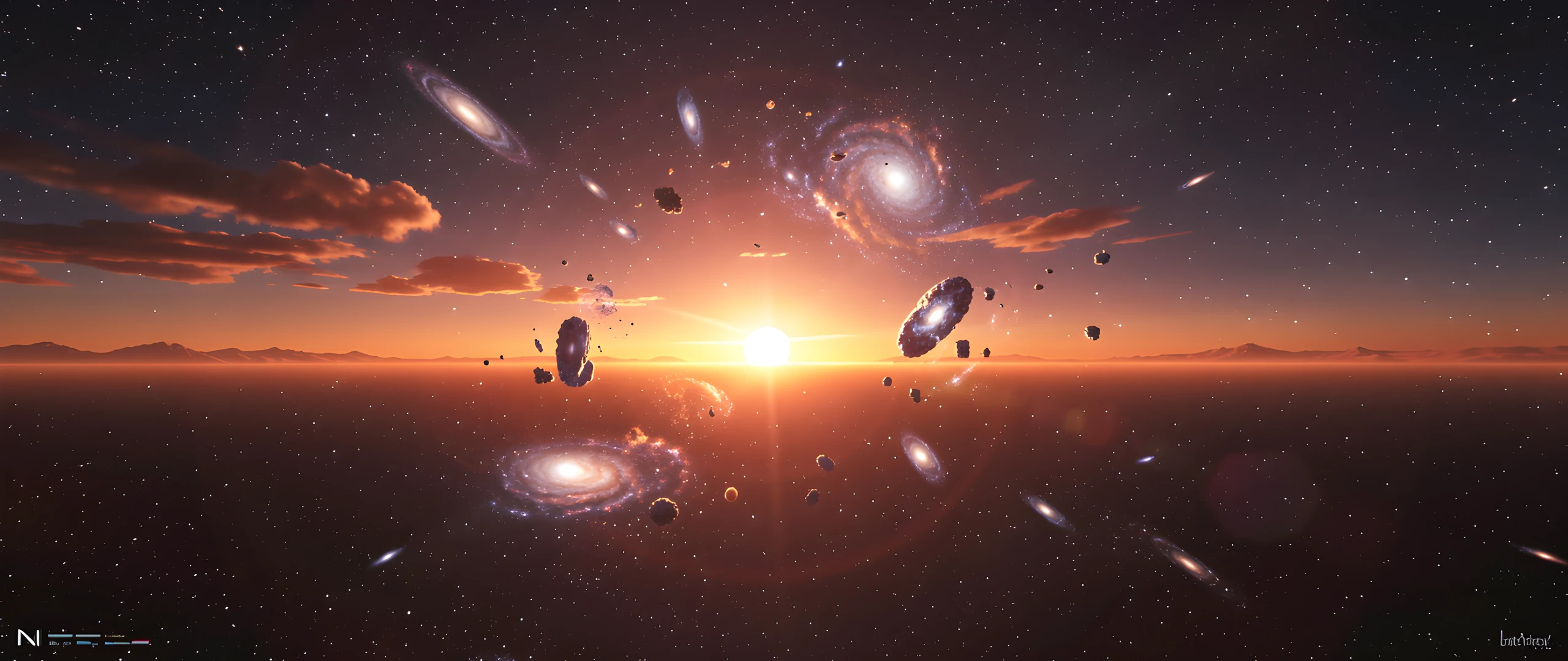 Galactic Sunset Bloom