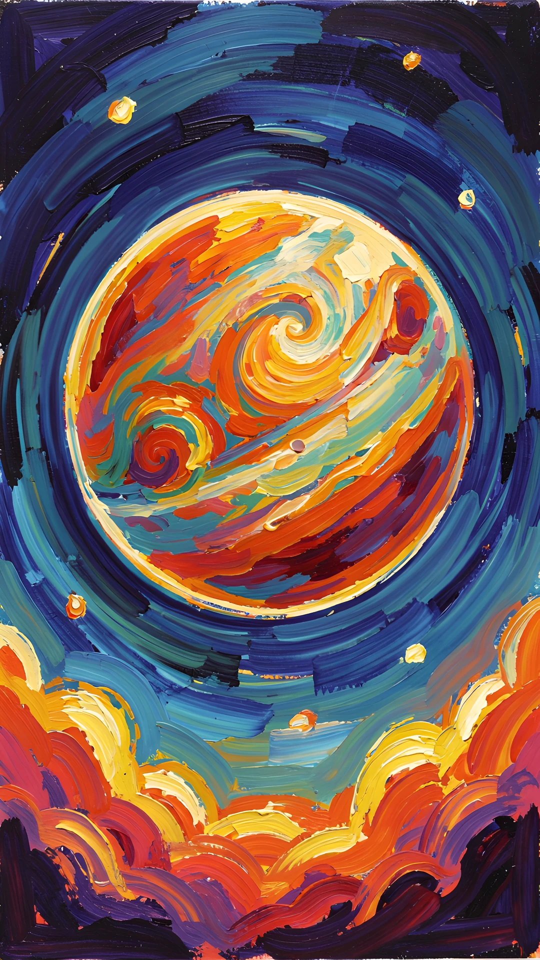 Gas Giant Sunset