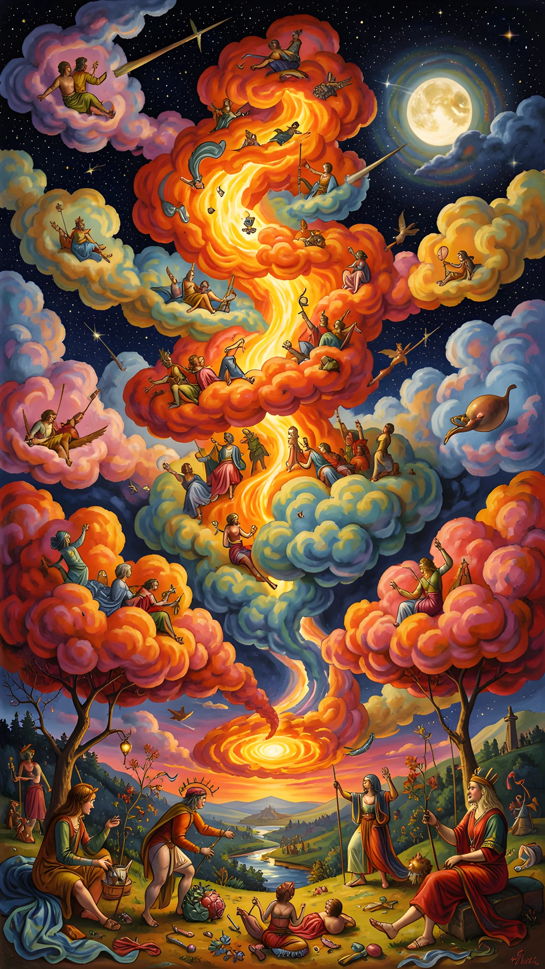 Starry Night Sky