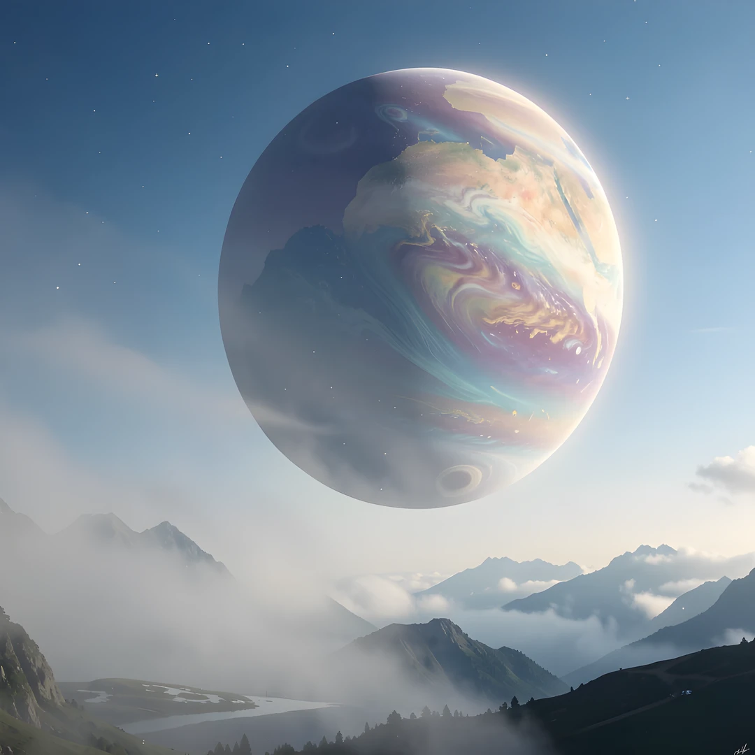 Gas Giant Moonrise