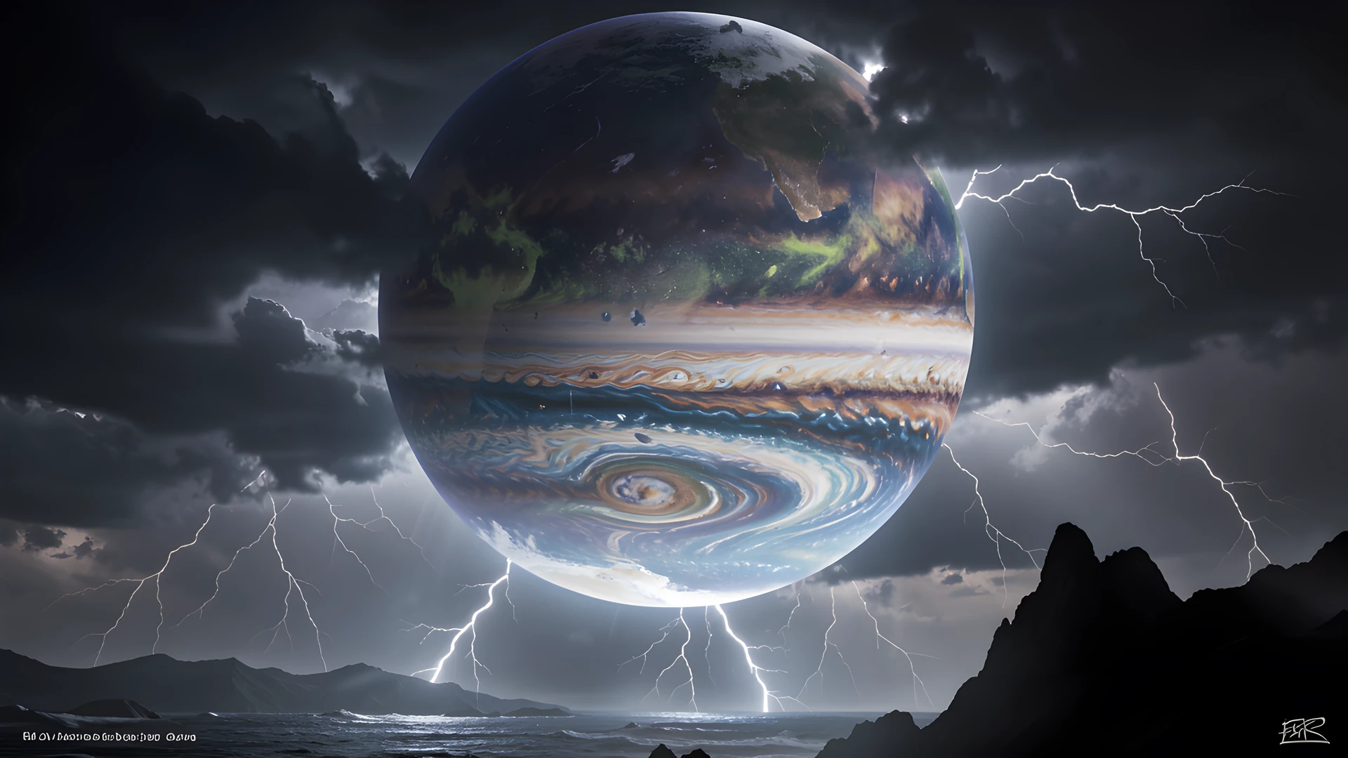 Turbulent Gas Horizon
