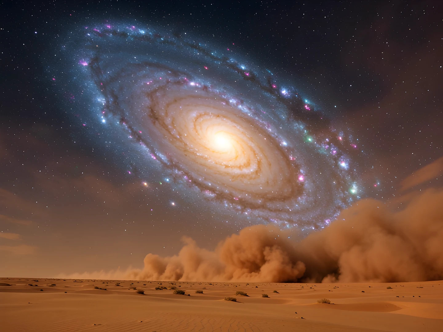 Galactic Storm Night