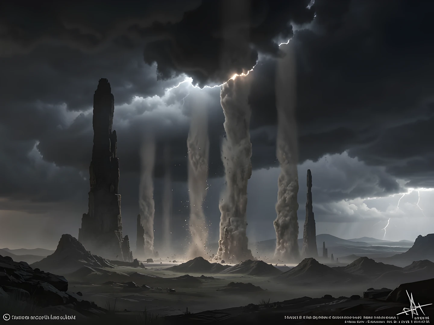 Galactic Dust Storm