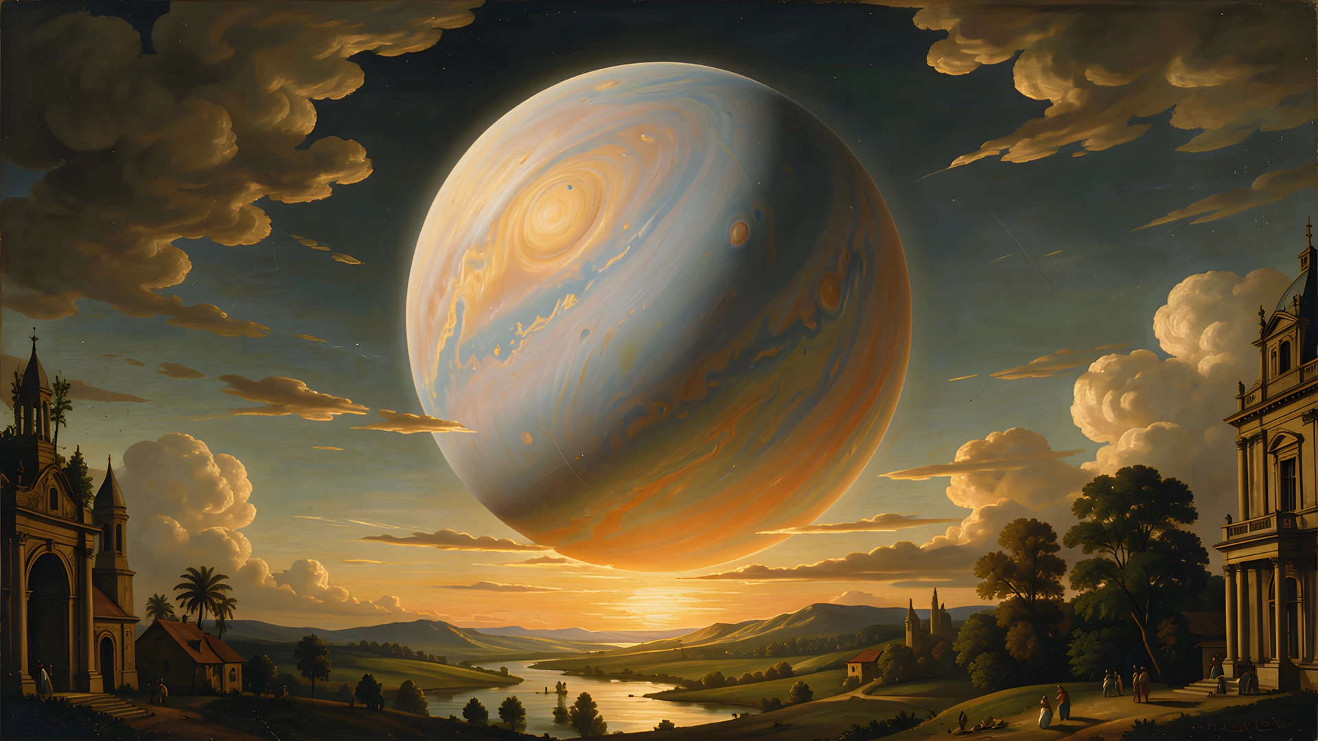 Luminous Lunar Horizon