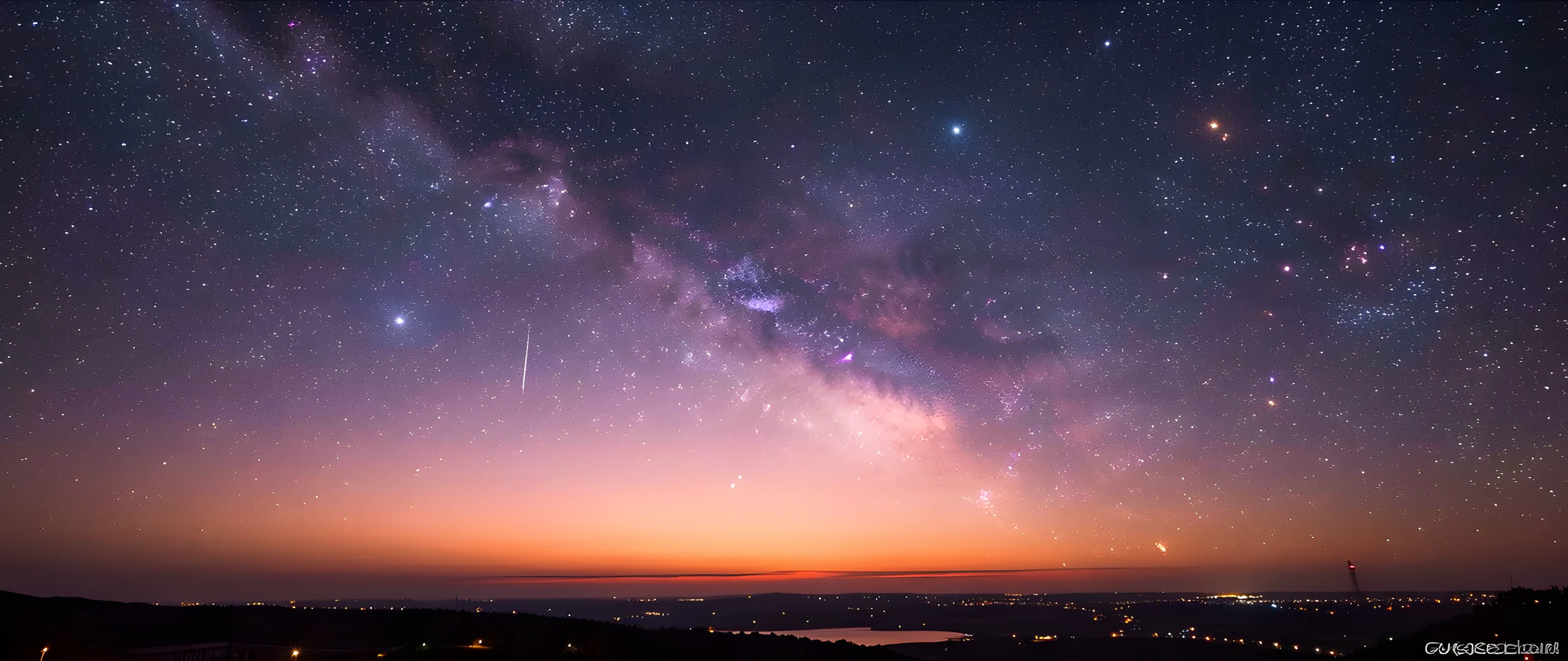 Stellar Sunset Glow