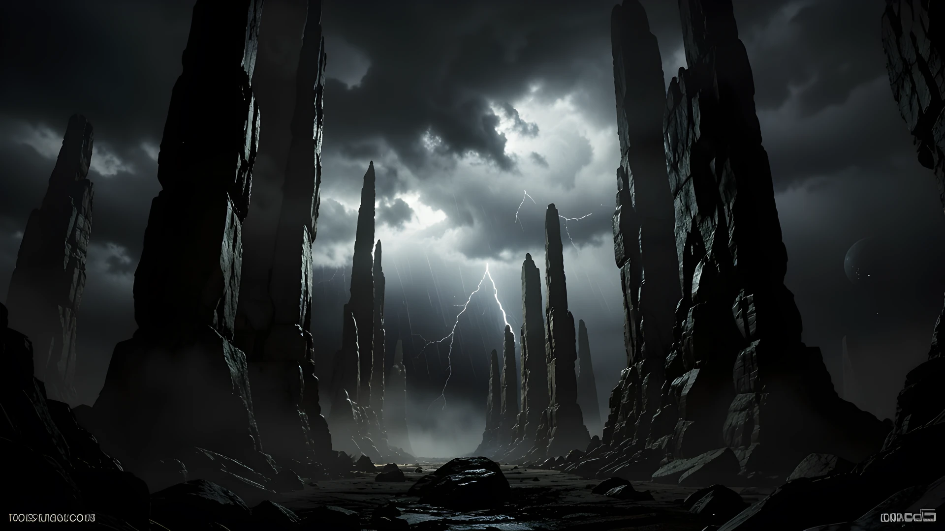 Dark Cosmic Pillars