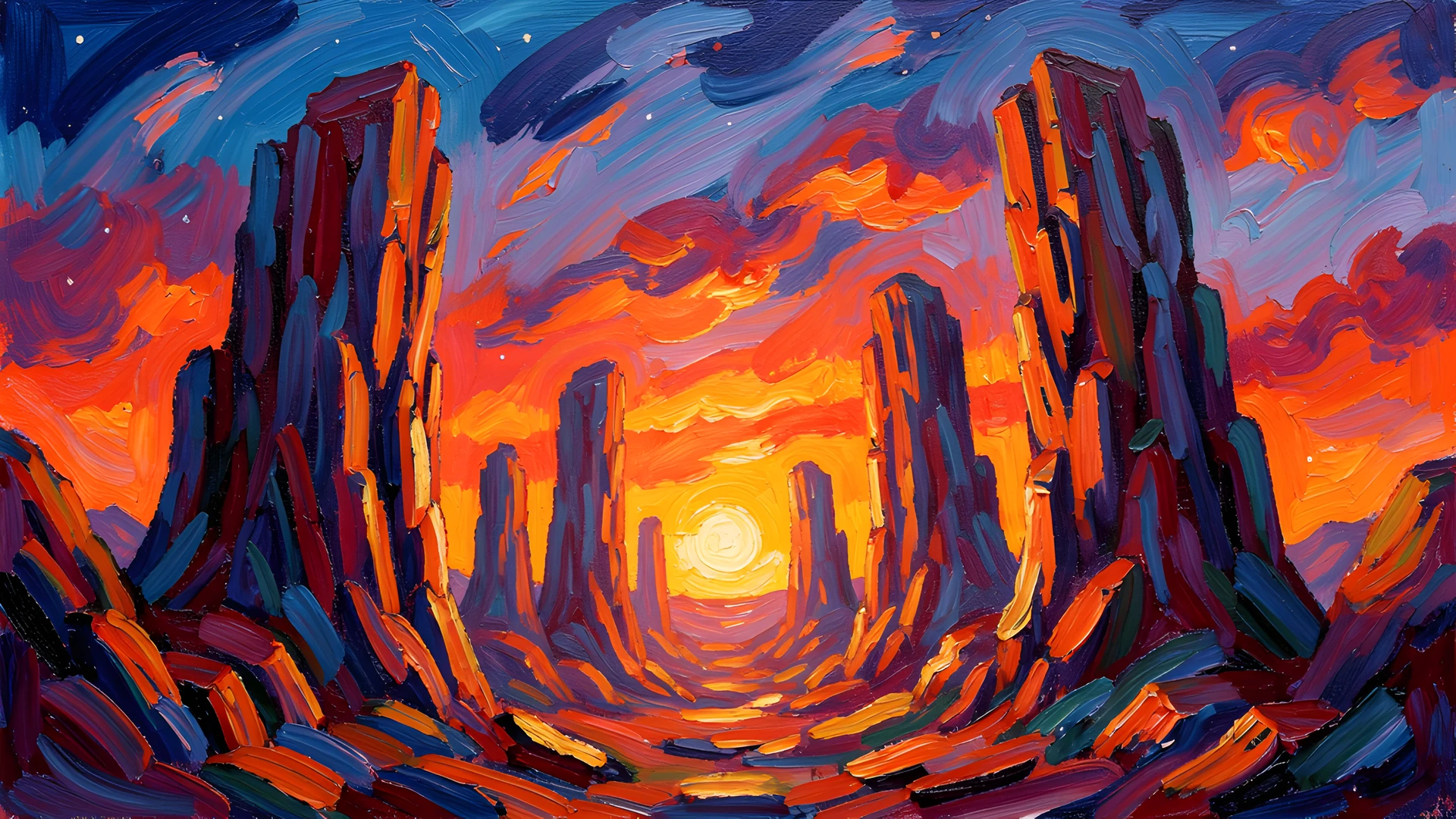 Impressionist Brushstrokes