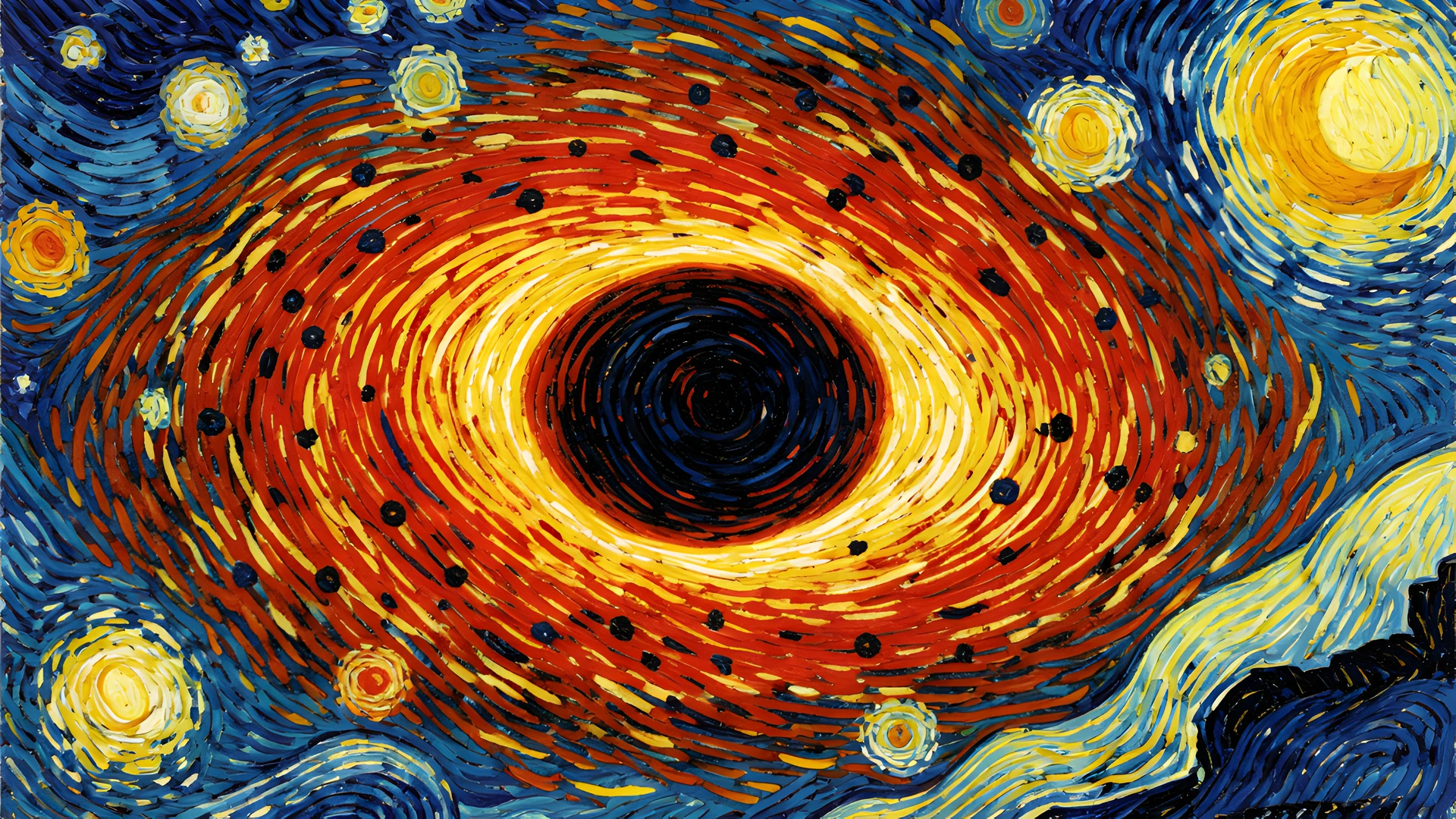 Starry Black Hole