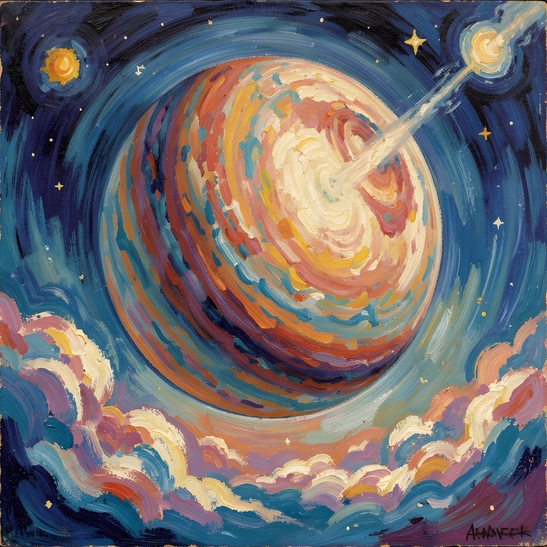 Gas Giant Sunrise