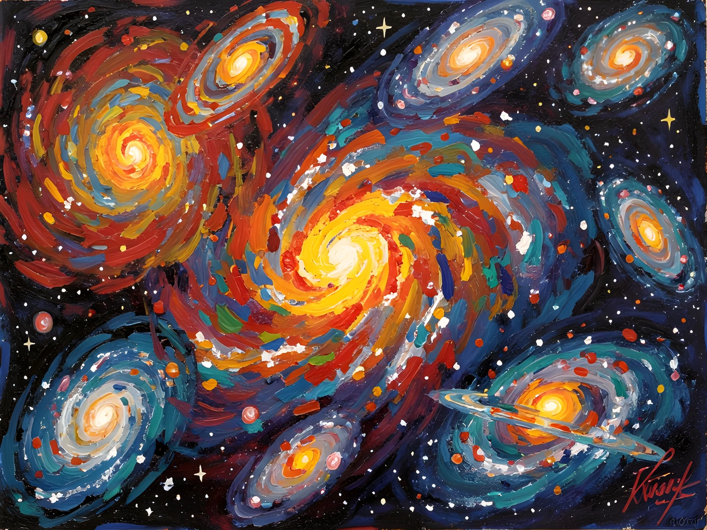 Impressionist Galaxy