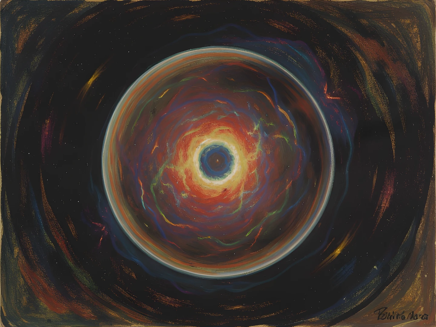 Dark Nebula Swirl